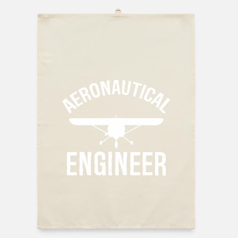 Aeronautical Engineer Organic dish towel