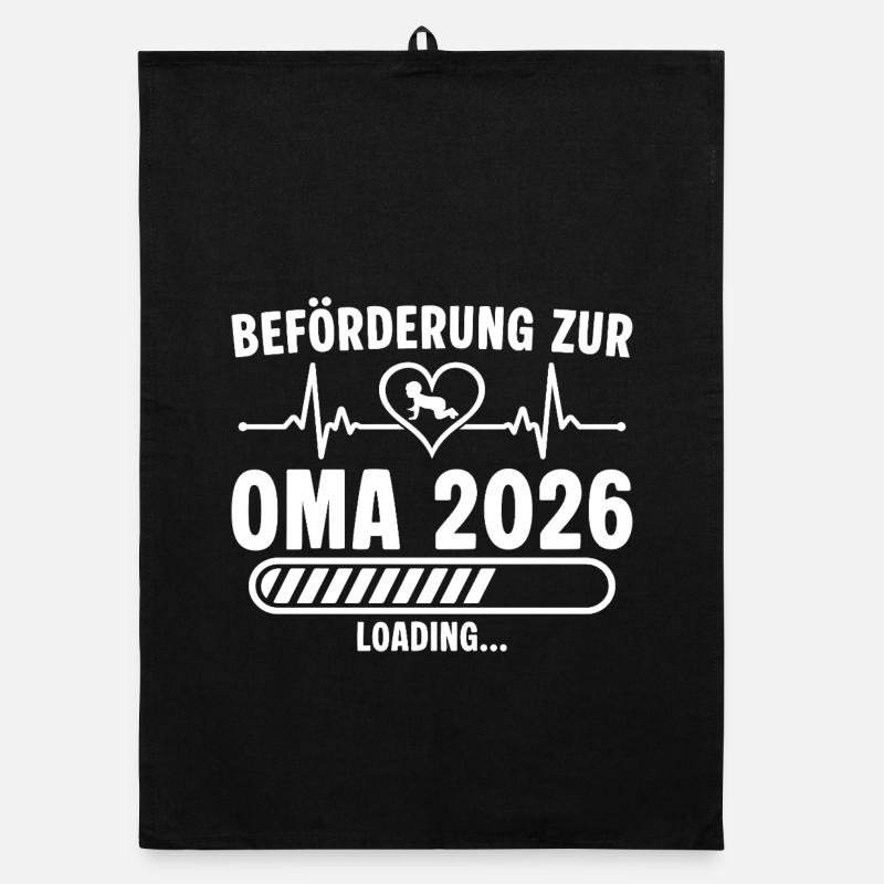Promotion aux invitations de grand-mère 2026 Torchon bio