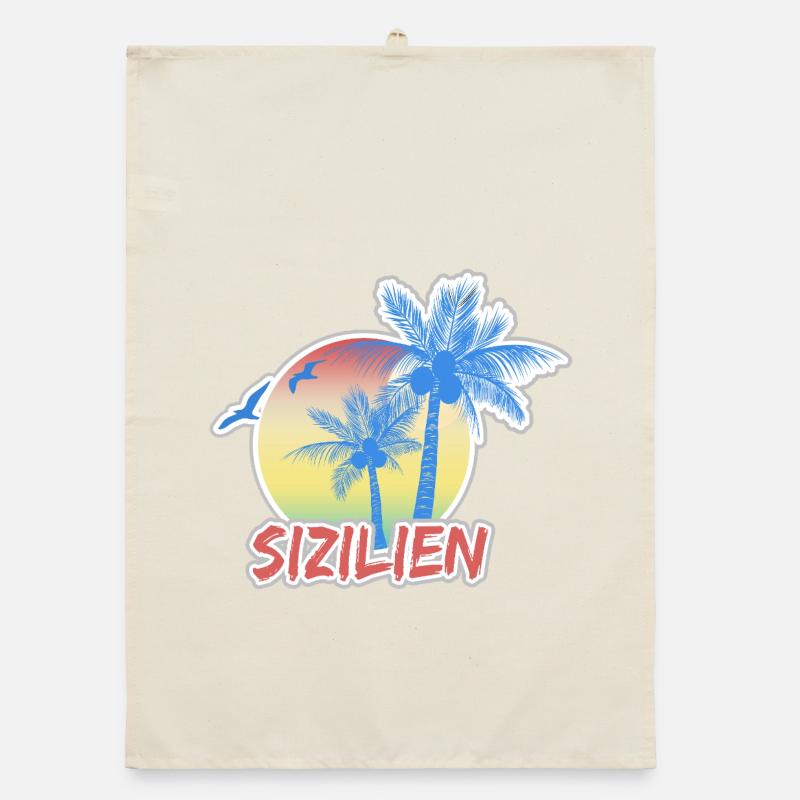 La Sicile comme vacances Torchon bio