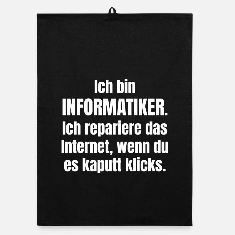 Ich bin Informatiker – Internet Reparatur Organic Geschirrtuch