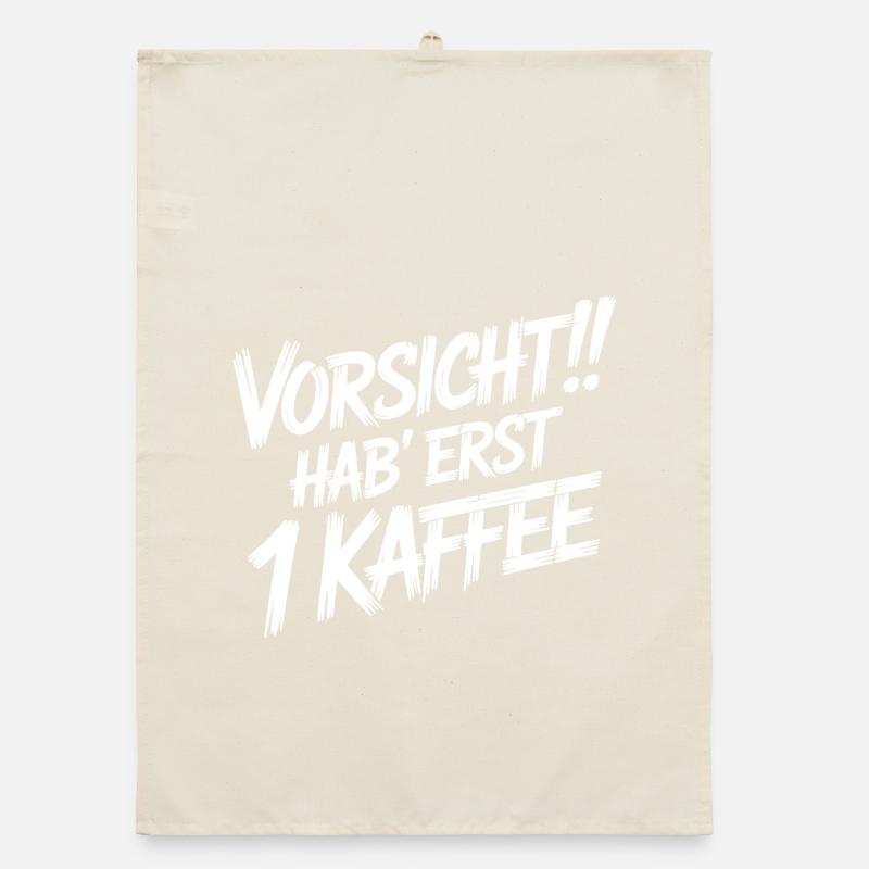 Caution First 1 coffee Organic dish towel