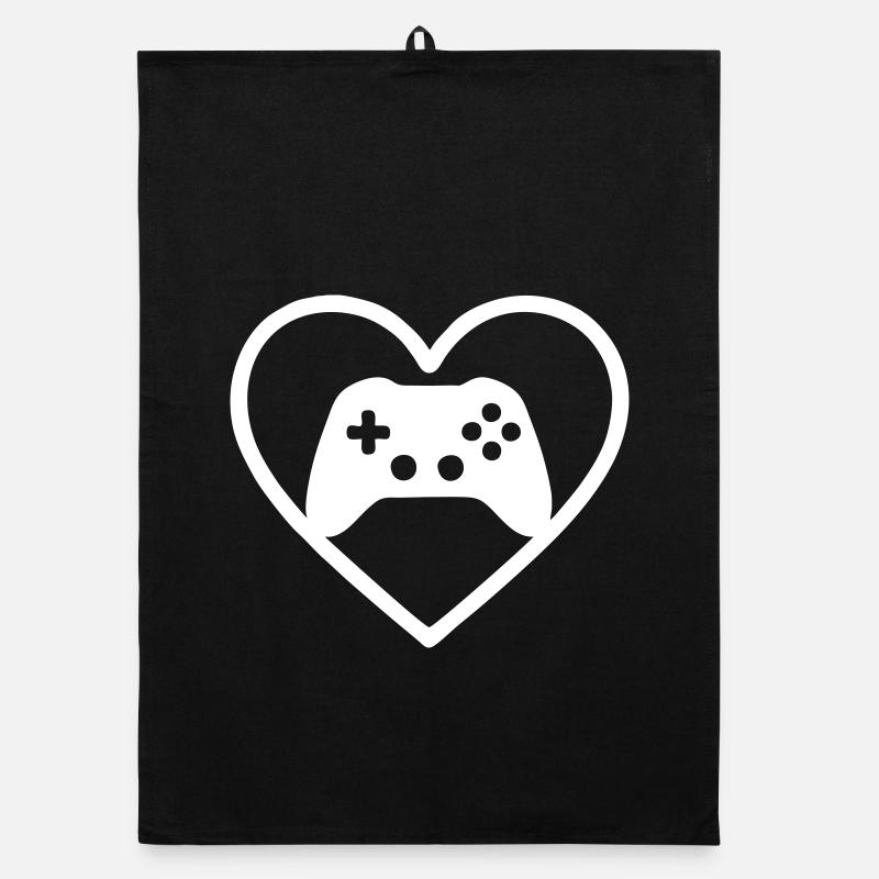 Heart Gaming – Conception stylisée de manette Torchon bio