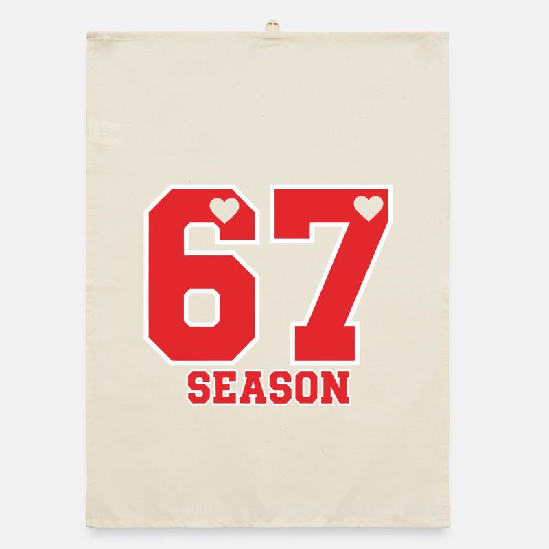 Six Sept Saisons Fun 67 Saint-Valentin Saison Se Torchon bio
