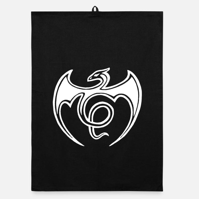 Dragon blanc volant Torchon bio