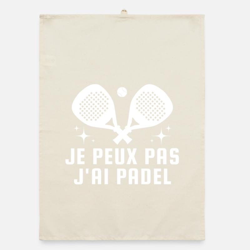 I can't I have padel Organic dish towel