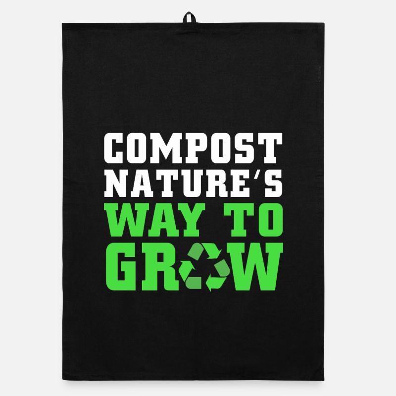 Compost Worms Gift Organic dish towel