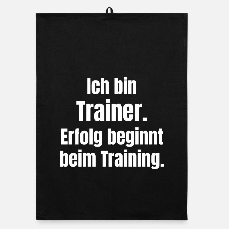 I'm a coach – success starts with training Organic dish towel