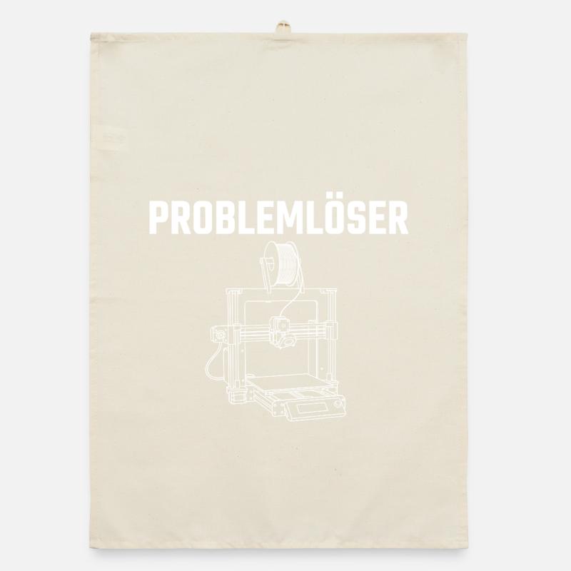 Problemlöser 3D-Drucker – Maker Statement Design Organic Geschirrtuch