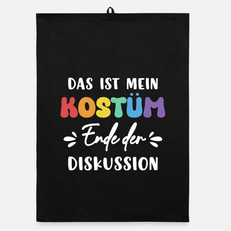 Das Ist Mein Kostüm Ende Der Diskussion Organic Geschirrtuch