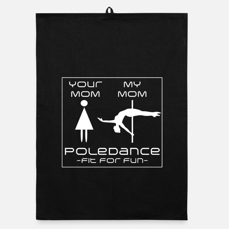Poledance Mutti Spaß Organic Geschirrtuch