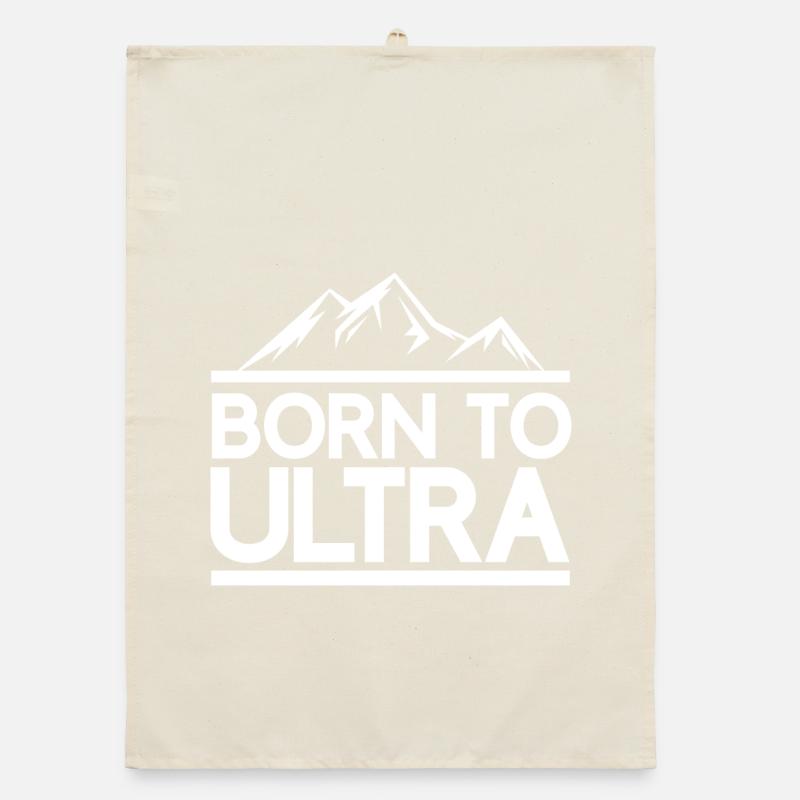 Born to Ultra Running Organic dish towel