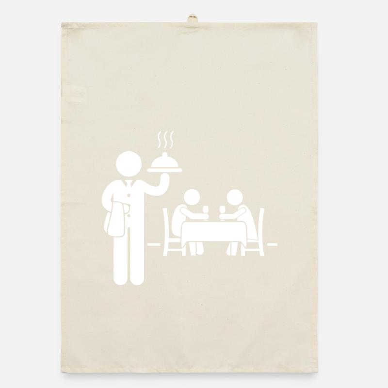 Waitress Waiter Organic dish towel