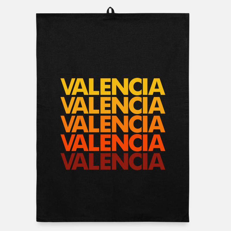 Pile de polices à gradient de Valencia Torchon bio