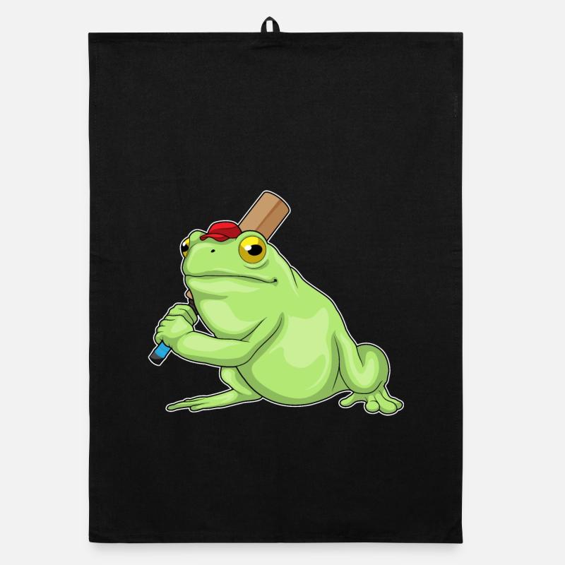 Grenouille Grillon Chauve-souris de cricket Torchon bio