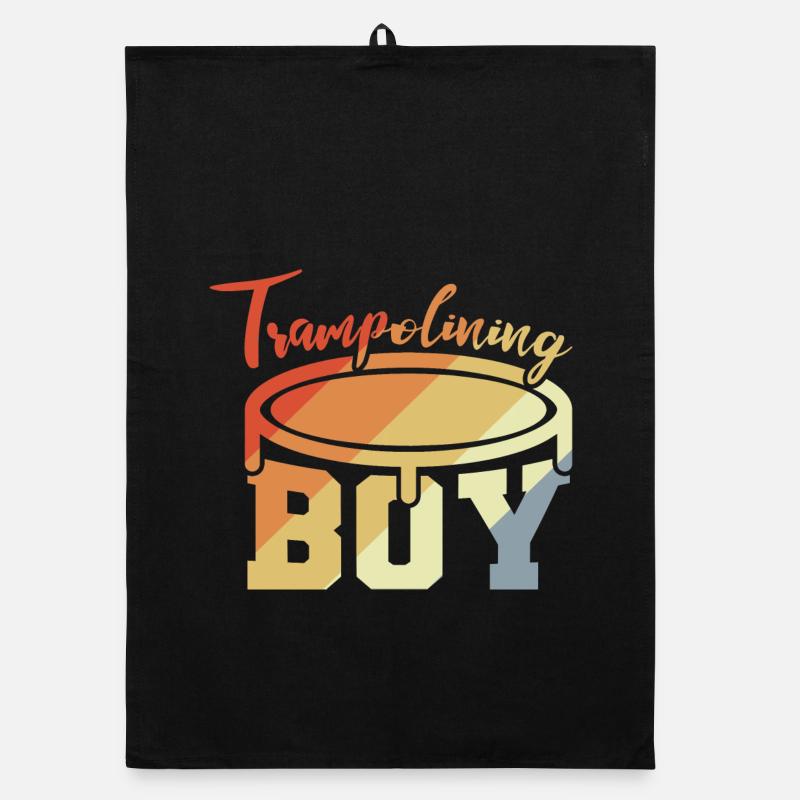 Trampoline Boy Organic dish towel