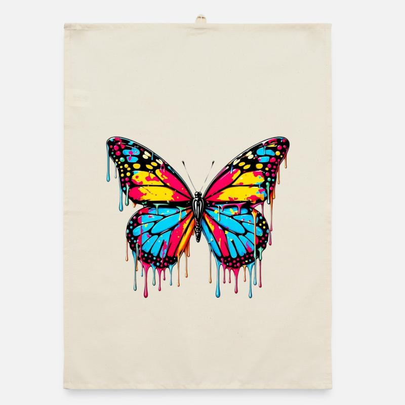 Butterfly Organic dish towel