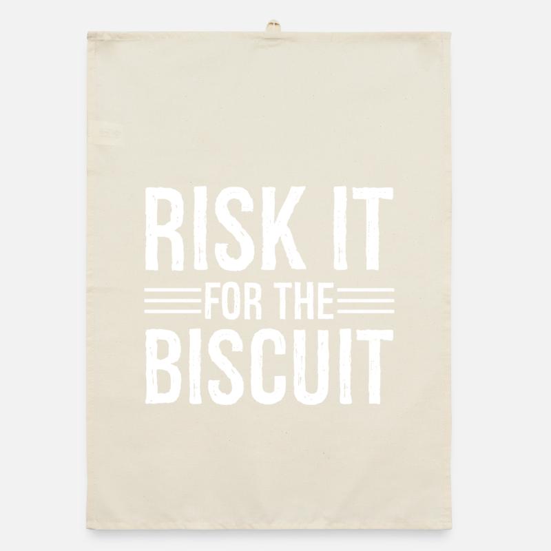 risk it for the biscuit Organic dish towel