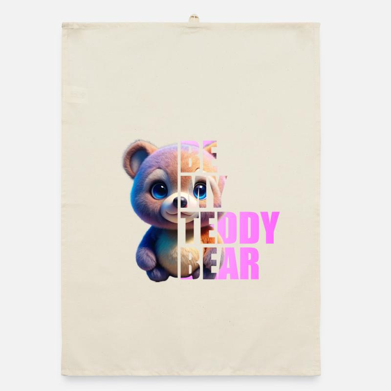 Be my Teddy Bear Design Torchon bio