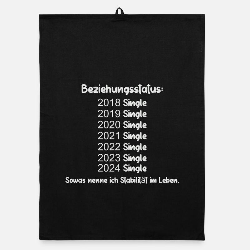 Relationship Status Single Organic dish towel