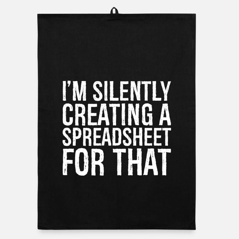 I'm silently creating a spreadsheet for that Organic dish towel