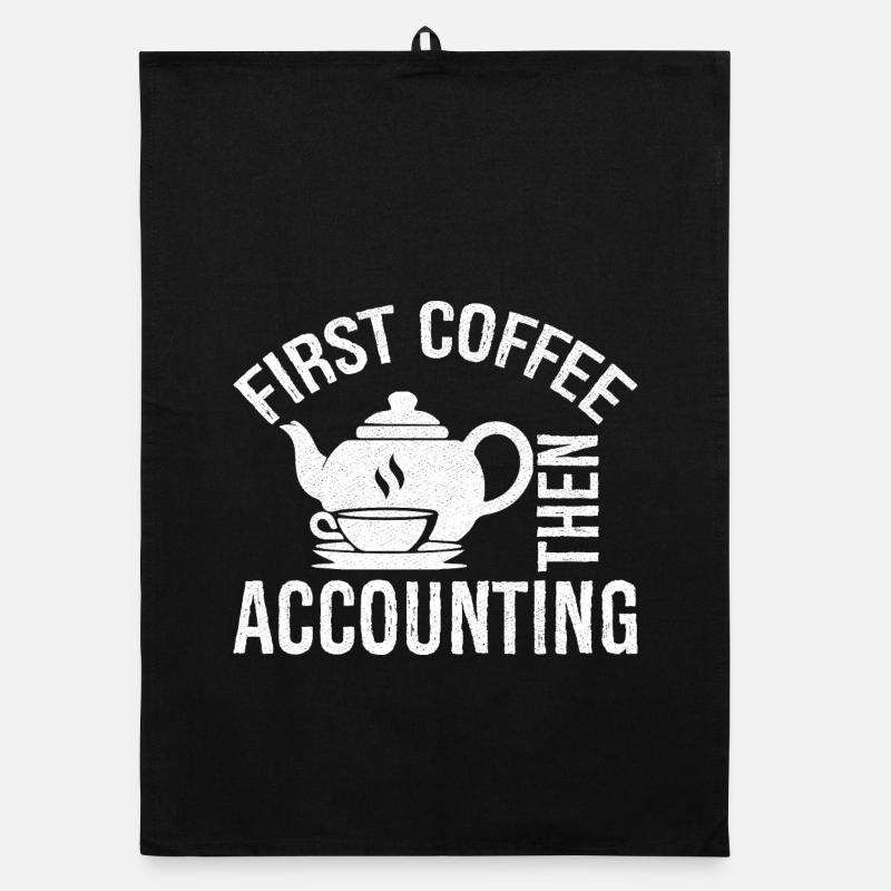 D’abord le café puis la chemise de comptabilité Torchon bio