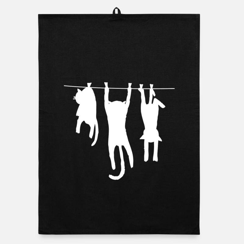 T-shirt chat drôle Torchon bio