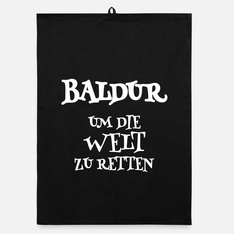 Cadeau pour Baldur Torchon bio