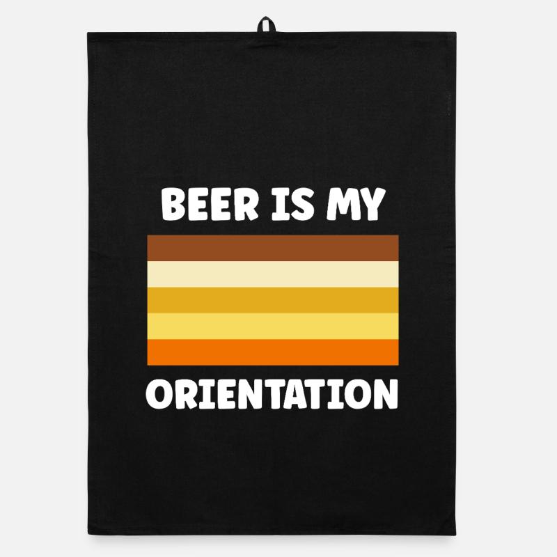 Bière est mon orientation Torchon bio
