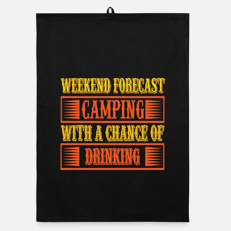Camping weekend outlook Organic dish towel