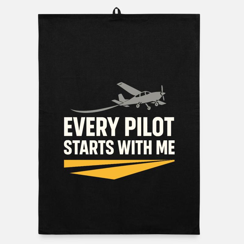 Flight Instructor Cfi Pilot Aviation Instructor Organic dish towel