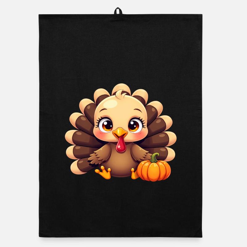 Bébé dinde de Thanksgiving Torchon bio