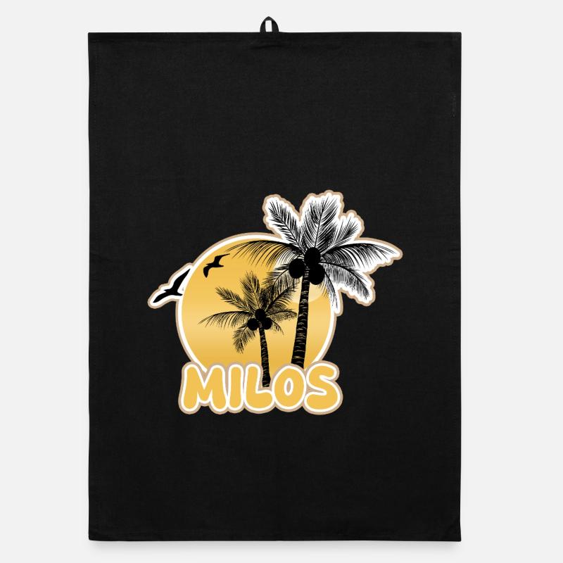 Gift for Milos Organic dish towel