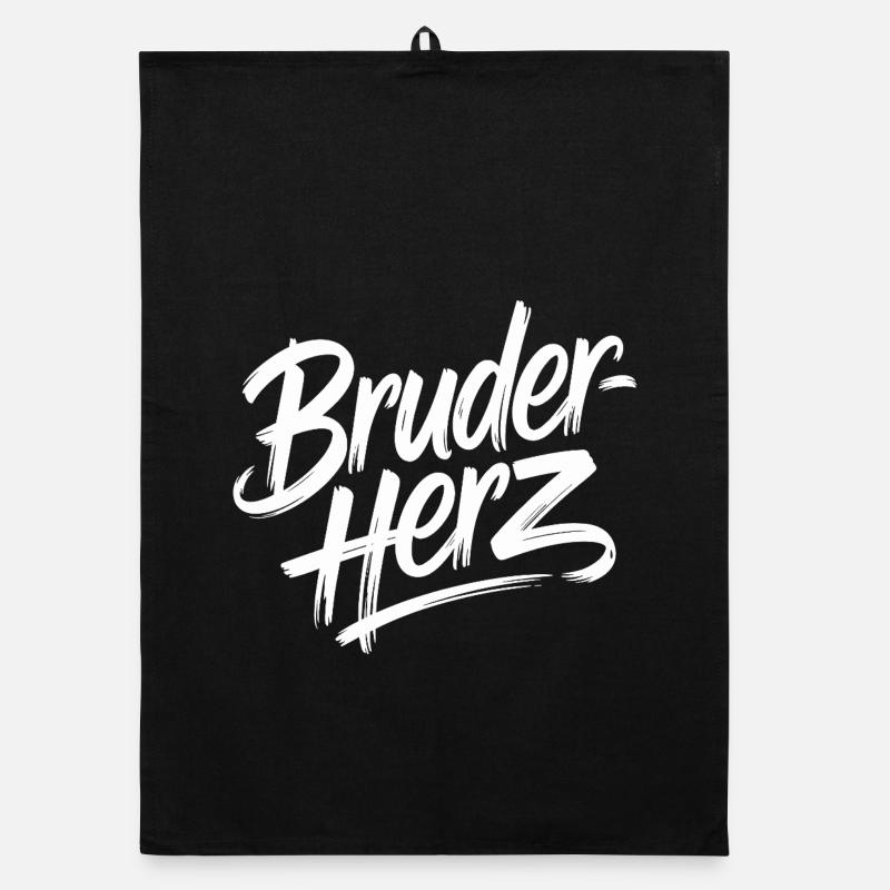 Bruderherz Brüder Großer Bro Spruch Kleiner Bruder Organic Geschirrtuch