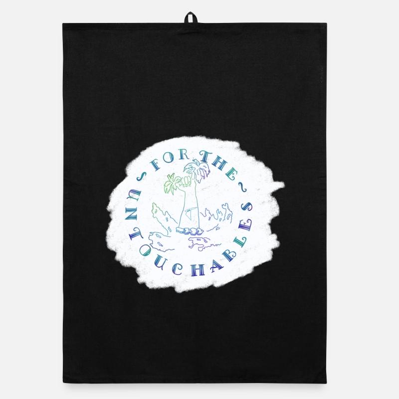 SHARKYS OLDHOUSE untouchables - Organic Geschirrtuch - Schwarz
