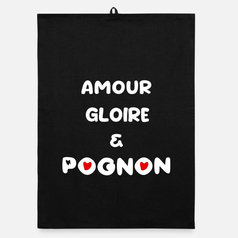 amour argent dollar Torchon bio