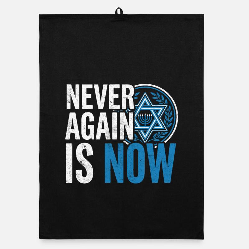 HolocaustGedenken mit Davidstern Organic Geschirrtuch