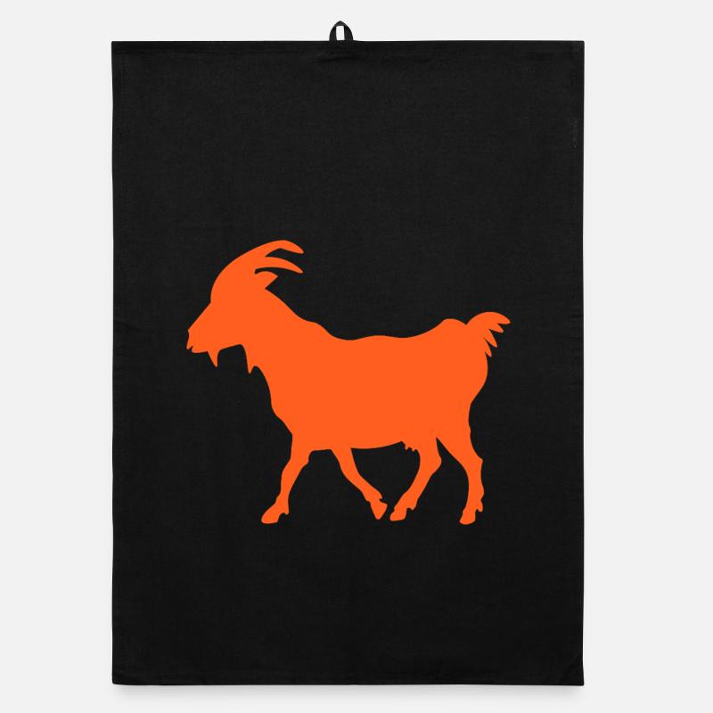 Ziege orange GOAT Torchon bio