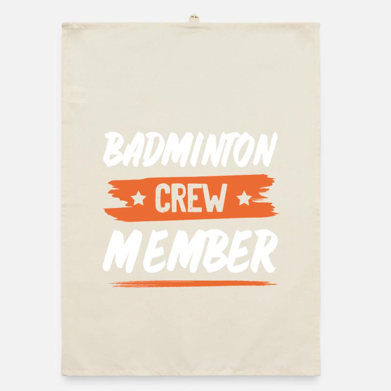 Équipe de badminton Torchon bio