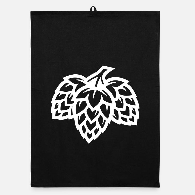 Hops Barley Malt Brewery Organic dish towel