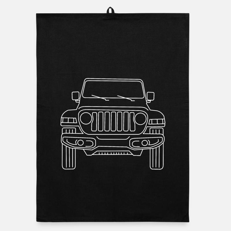 Jeep Wrangler Organic Geschirrtuch