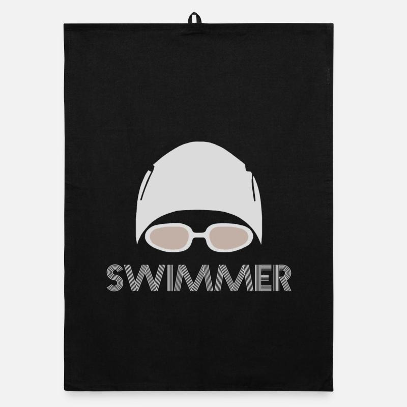 Swimmer Organic dish towel