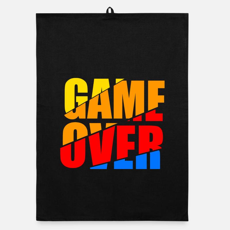 game over Organic dish towel