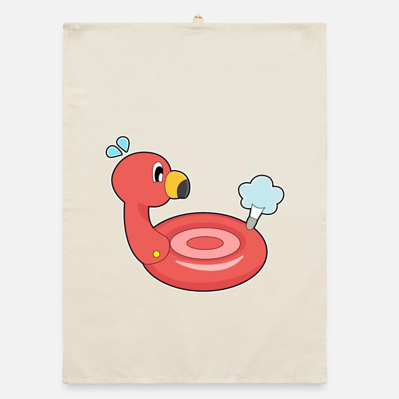 Flamingo Air Mattress Organic dish towel
