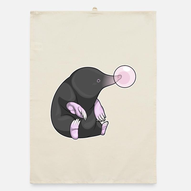 Mole chewing gum Organic dish towel