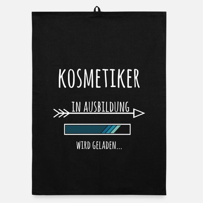 Kosmetiker Ausbildung Beruf Geschenk Organic Geschirrtuch