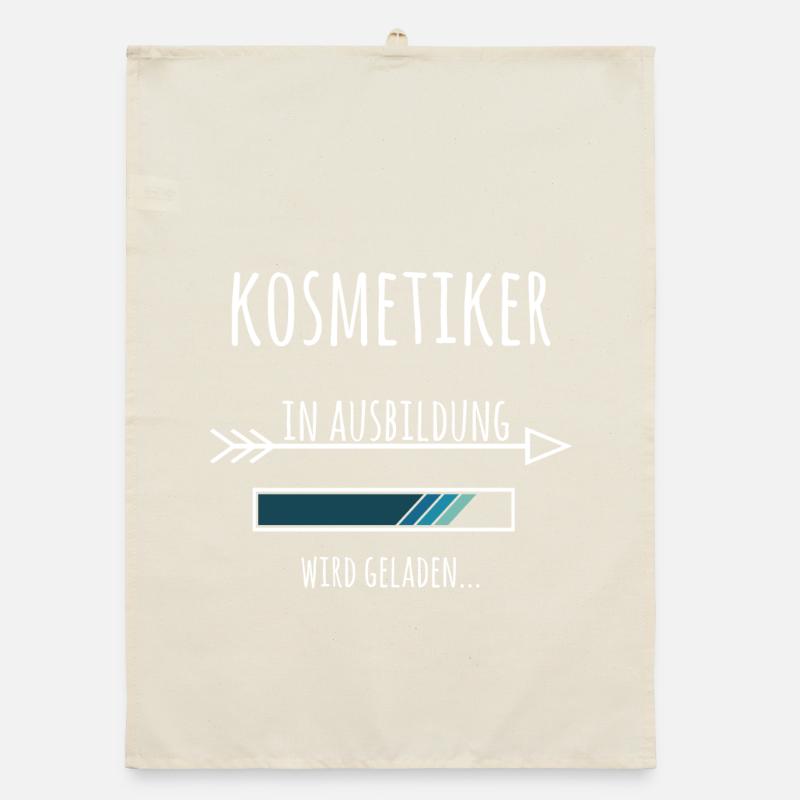 Kosmetiker Ausbildung Beruf Geschenk Organic Geschirrtuch