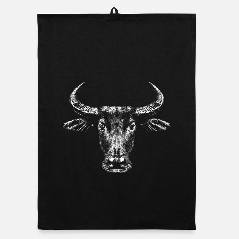 Buffle d’eau / Bubalus Arnee / Blanc Torchon bio