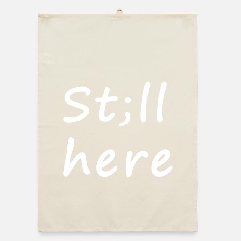 St; ll here – still not silent Organic dish towel