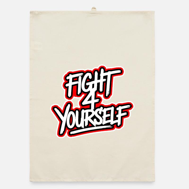 Combattez-vous à 4 vous-même Torchon bio