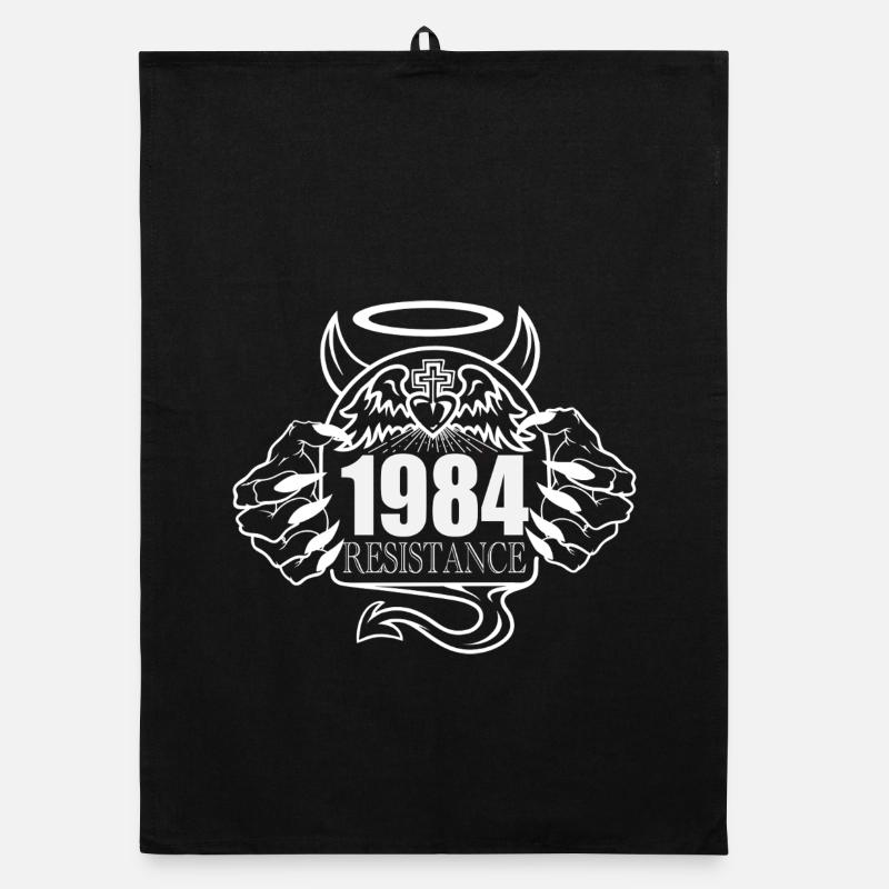 1984 Widerstand – Rebell gegen Control Design 2 Organic Geschirrtuch